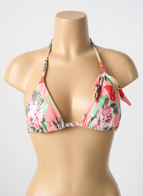 Haut de maillot de bain rose MALAI pour femme