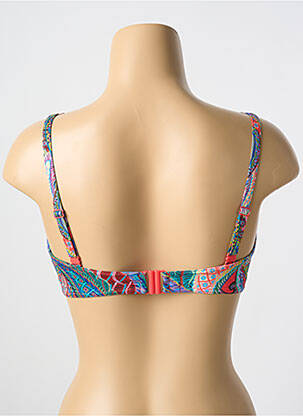 Haut de maillot de bain stretch haut soutien-gorge moulé bleu CYELL femme