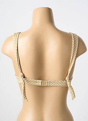 Haut de maillot de bain stretch haut soutien-gorge moulé beige CYELL femme