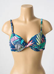 Haut de maillot de bain bleu CYELL pour femme seconde vue