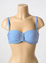 Haut de maillot de bain bleu CYELL pour femme seconde vue