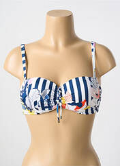 Haut de maillot de bain bleu CYELL pour femme seconde vue