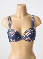 Haut de maillot de bain bleu CYELL pour femme seconde vue