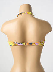 Haut de maillot de bain jaune CYELL pour femme seconde vue