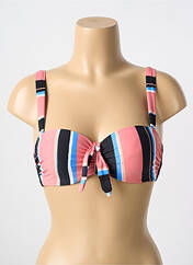 Haut de maillot de bain rose CYELL pour femme seconde vue