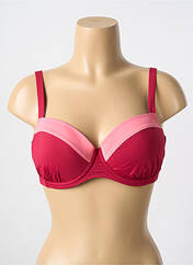Haut de maillot de bain rouge CYELL pour femme seconde vue