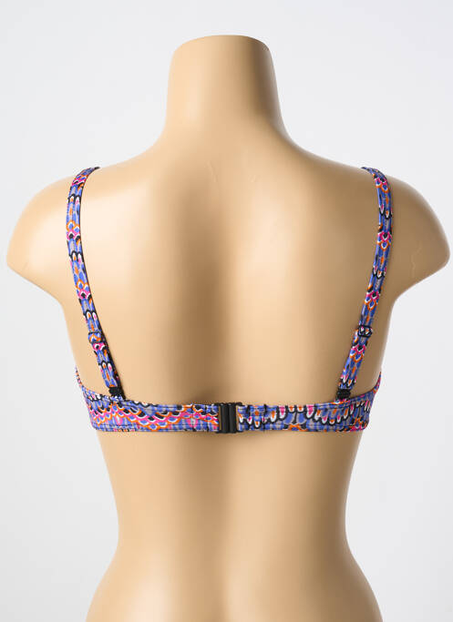 Haut de maillot de bain haut soutien-gorge moulé haut soutien-gorge moulé bleu CYELL femme
