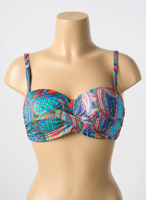 Haut de maillot de bain bleu CYELL pour femme