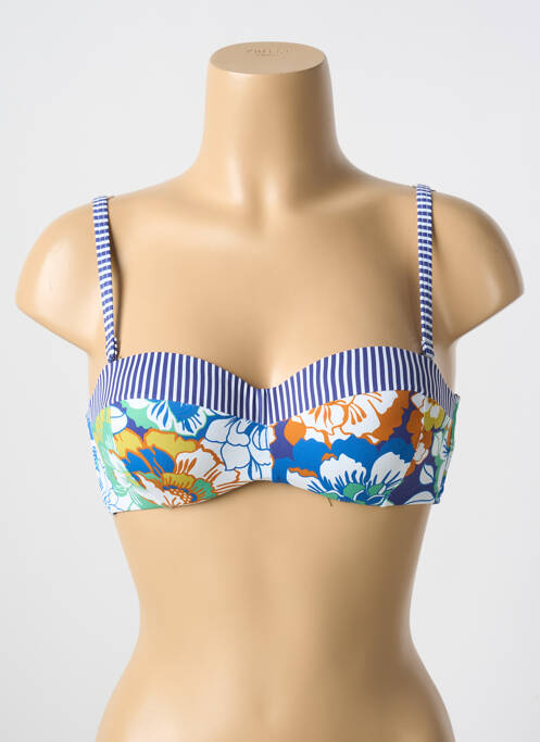 Haut de maillot de bain bleu CYELL pour femme