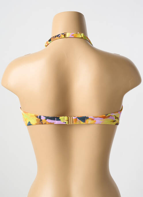 Haut de maillot de bain jaune CYELL femme