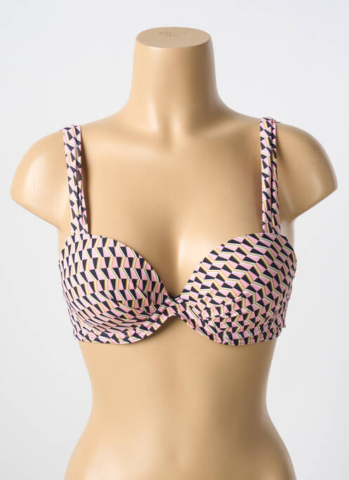 Haut de maillot de bain rose CYELL pour femme