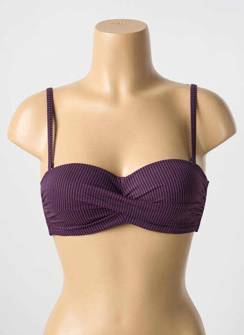 Haut de maillot de bain violet CYELL pour femme