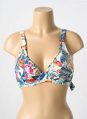 Haut de maillot de bain blanc CYELL pour femme seconde vue