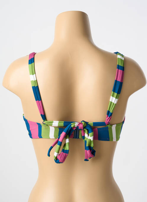 Haut de maillot de bain stretch haut soutien-gorge emboitant vert CYELL femme