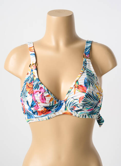 Haut de maillot de bain blanc CYELL pour femme