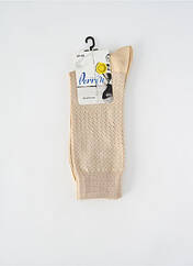Chaussettes beige PERRIN pour homme seconde vue