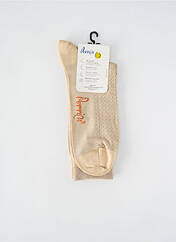 Chaussettes beige PERRIN pour homme seconde vue