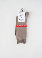 Chaussettes beige PERRIN pour homme seconde vue