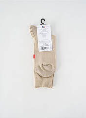 Chaussettes beige clair PERRIN pour homme seconde vue