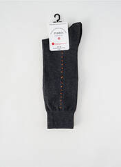 Chaussettes gris PERRIN pour homme seconde vue