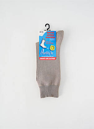 Chaussettes gris PERRIN pour homme