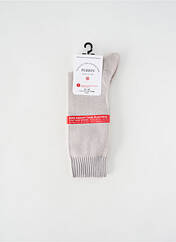 Chaussettes gris PERRIN pour homme seconde vue