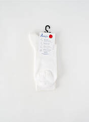 Chaussettes blanc PERRIN pour unisexe seconde vue