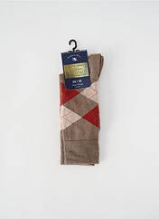 Chaussettes marron PERRIN pour unisexe seconde vue