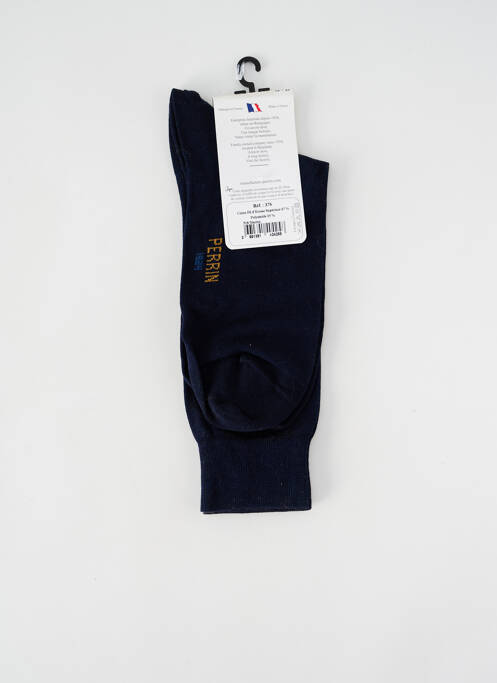 Chaussettes bleu PERRIN pour homme