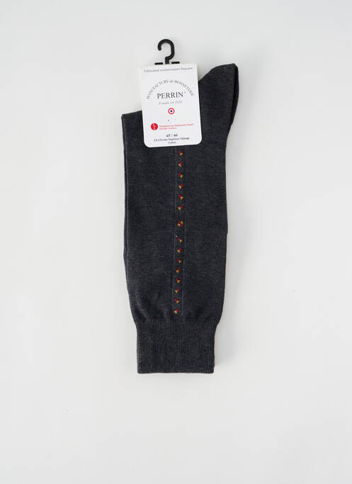 Chaussettes gris PERRIN pour homme