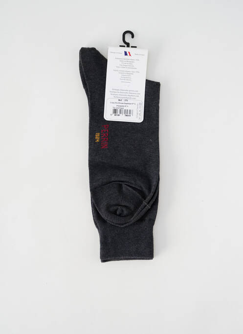 Chaussettes gris PERRIN pour homme