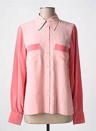 Chemisier coupe cintrée manches longues rose TARA JARMON femme