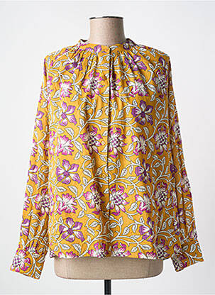 Chemisier jaune PETITE MENDIGOTE pour femme