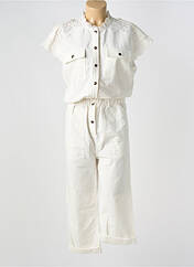 Combi-pantalon blanc TARA JARMON pour femme seconde vue