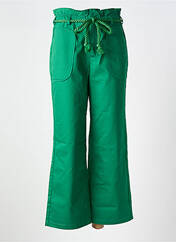 Pantalon 7/8 vert PETITE MENDIGOTE pour femme seconde vue