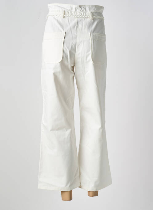 Pantalon 7/8 taille élastique taille normale blanc PETITE MENDIGOTE femme