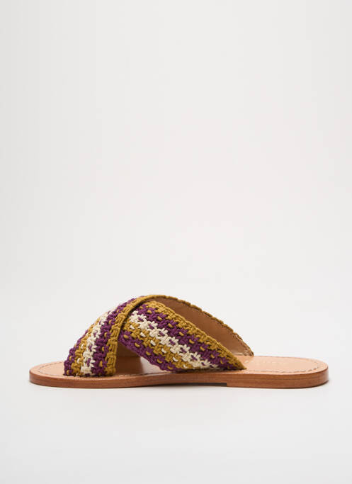 Mules/Sabots violet PETITE MENDIGOTE pour femme