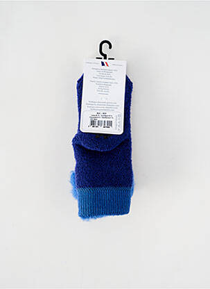 Chaussettes bi-matiére bleu PERRIN enfant