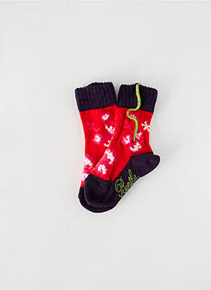 Chaussettes imprimé fantaisie violet BERTHE AUX GRANDS PIEDS fille