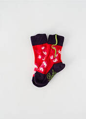 Chaussettes violet BERTHE AUX GRANDS PIEDS pour fille seconde vue