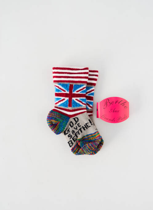 Chaussettes gris BERTHE AUX GRANDS PIEDS pour enfant