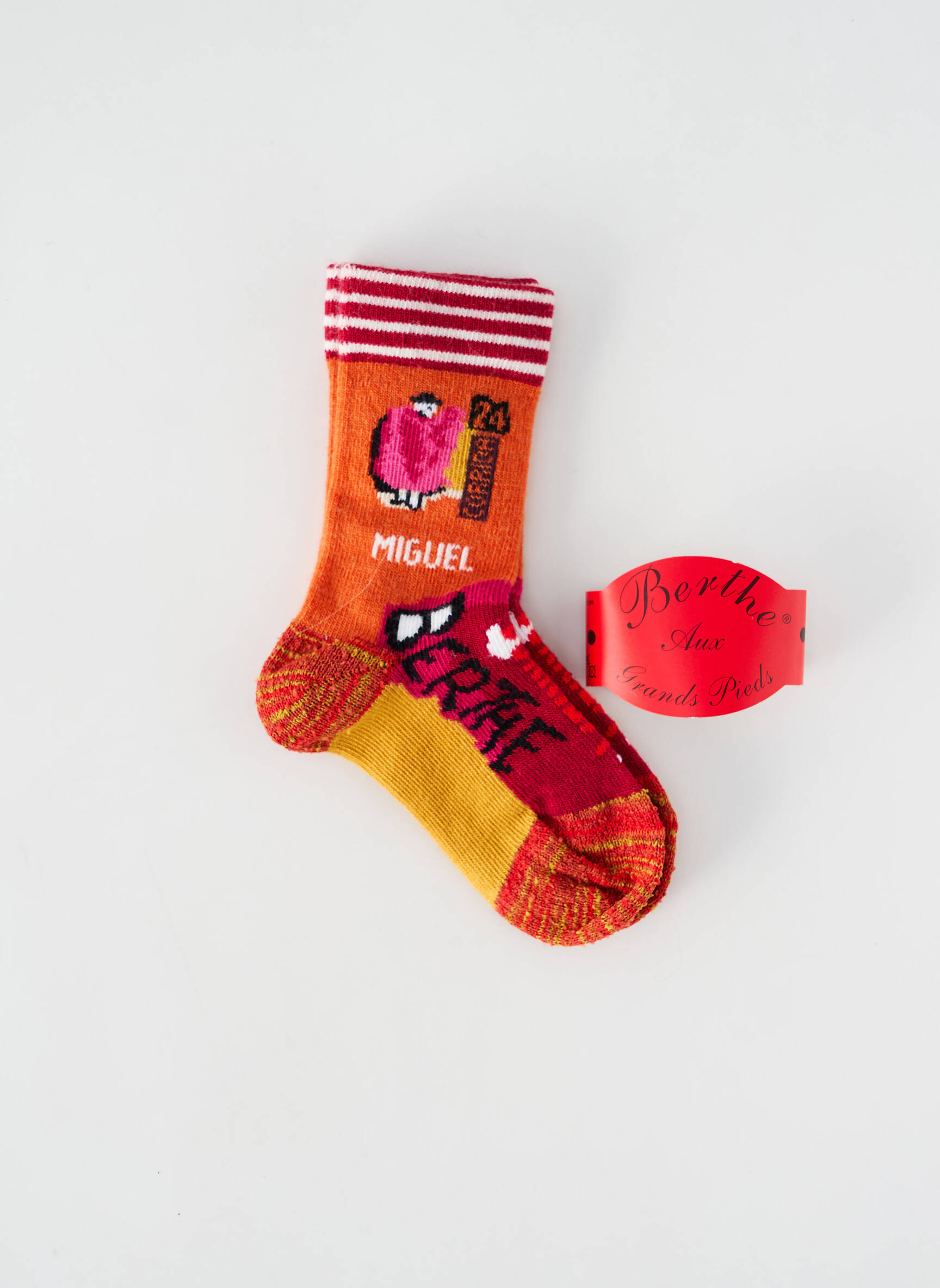 Chaussette Berthe Au Grand Pied Boutique Chaussettes Imprimé