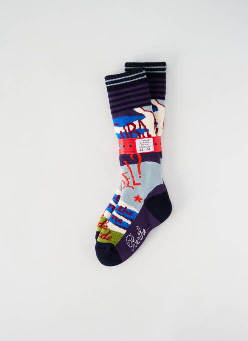 Chaussettes violet BERTHE AUX GRANDS PIEDS enfant