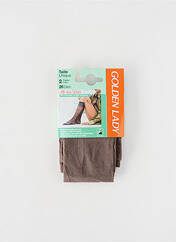 Chaussettes gris GOLDEN LADY pour femme seconde vue