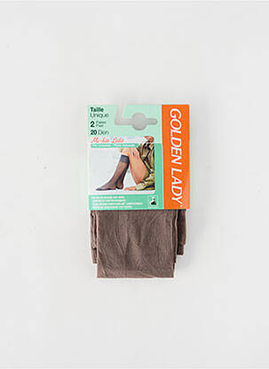 Chaussettes gris GOLDEN LADY pour femme