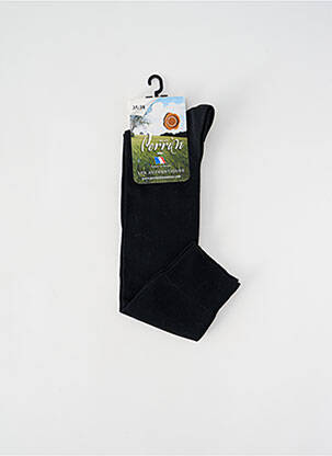 Chaussettes noir PERRIN pour femme