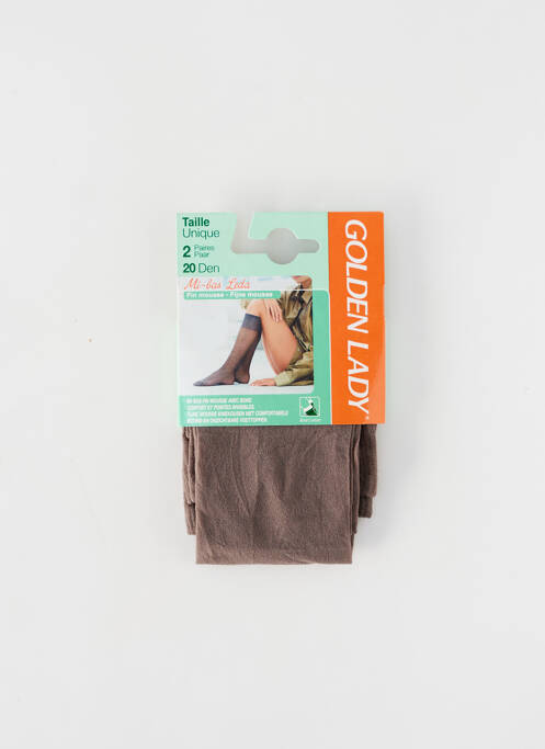 Chaussettes gris GOLDEN LADY pour femme