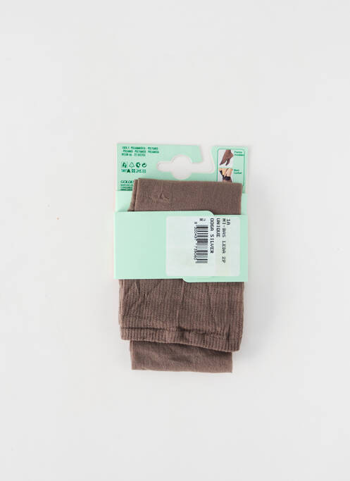 Chaussettes gris GOLDEN LADY pour femme