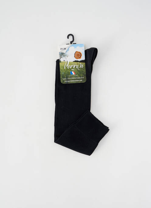 Chaussettes noir PERRIN pour femme