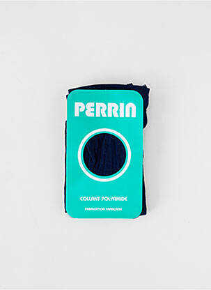 Collants stretch bleu PERRIN fille